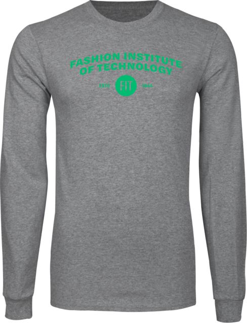 Fashion Institute Long Sleeve T Shirt Fashion Institute of Technology - Arched with Circle Emblem - ONLINE ONLY