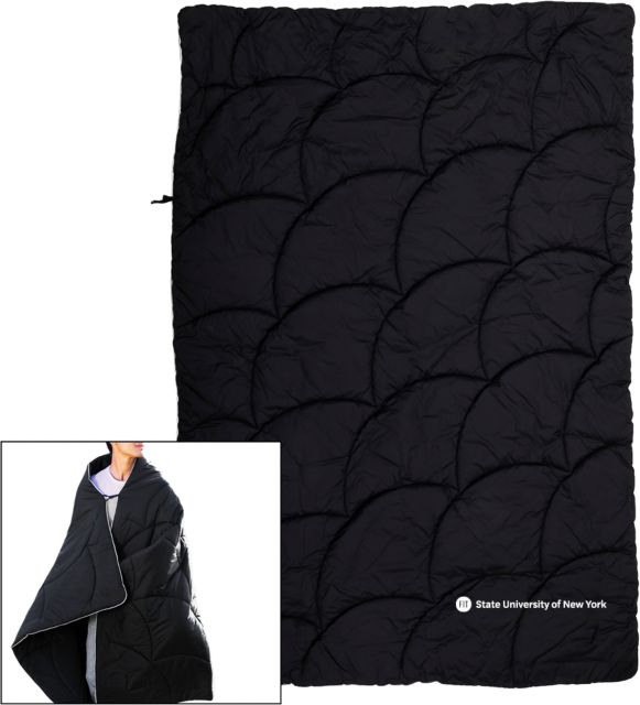 Fashion Institute Wearable Camping Blanket FIT State University of New York - Horizontal Wordmark - ONLINE ONLY