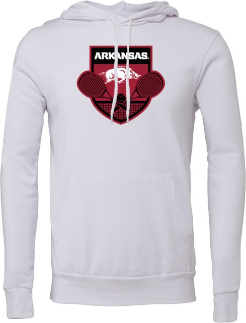 Arkansas Bella + Canvas Fleece Hood Arkansas Tennis Rackets
