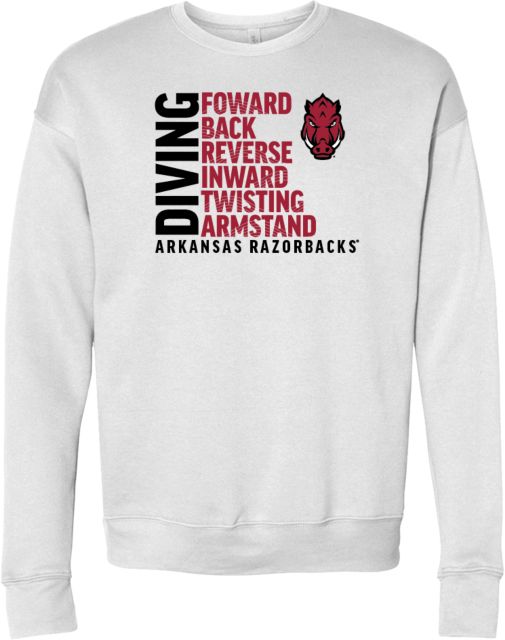 Arkansas Bella + Canvas Fleece Crew Arkansas Diving Terms