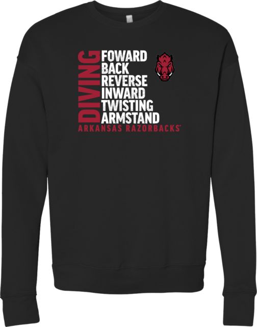 Arkansas Bella + Canvas Fleece Crew Arkansas Diving Terms
