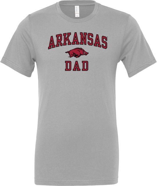 Arkansas Bella + Canvas Ash Jersey Cotton T Shirt Arkansas Dad
