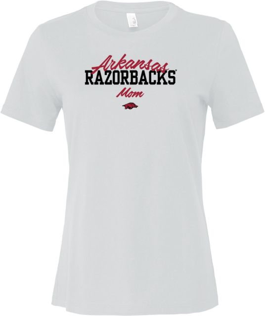 Arkansas Bella + Canvas Womens Relaxed Cotton T Shirt Arkansas Mom