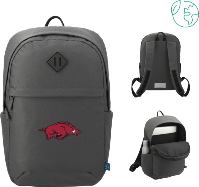 Arkansas Repreve Ocean Commuter Computer Backpack University of Arkansas - Primary Athletics Mark