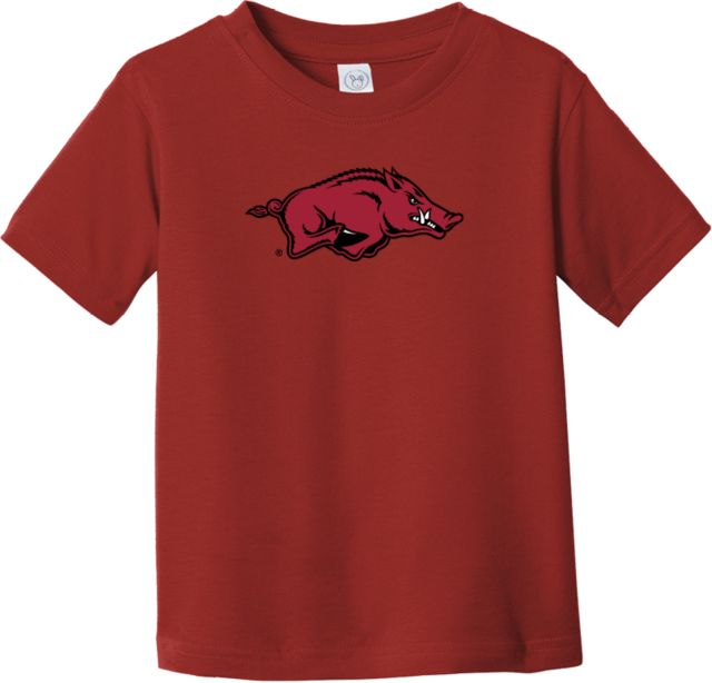 Arkansas Toddler Cardinal T Shirt University of Arkansas - Primary Athletics Mark