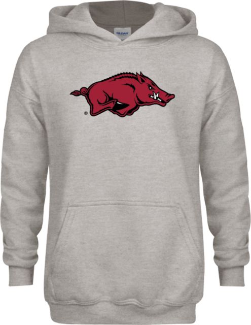 Arkansas Youth Fleece Hood University of Arkansas - Primary Athletics Mark