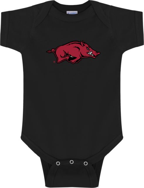 Arkansas Infant Bodysuit University of Arkansas - Primary Athletics Mark