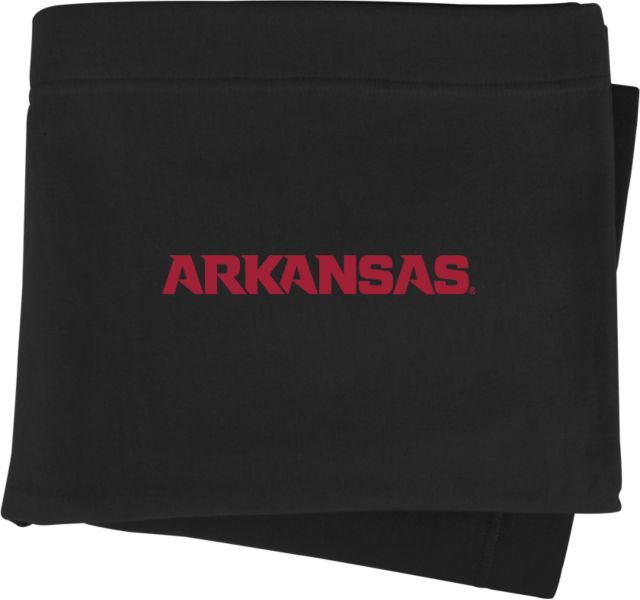 Arkansas Sweatshirt Blanket Arkansas Wordmark
