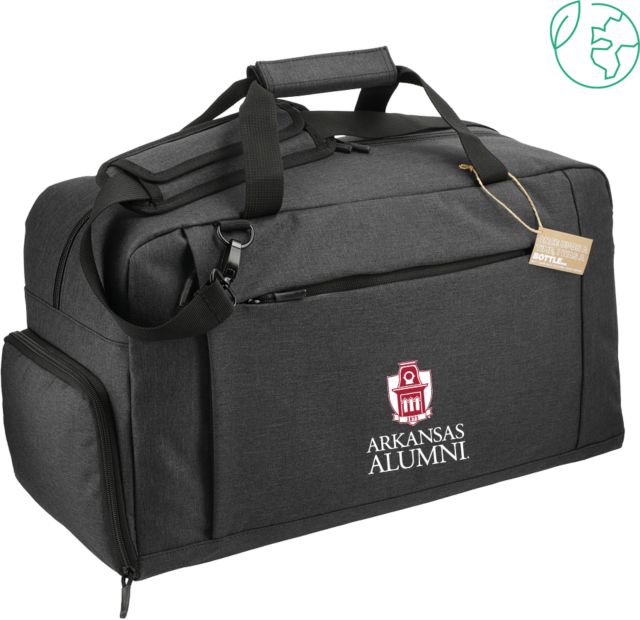 Arkansas Aft Recycled PET 21 Inch Duffel Arkansas Alumni Mark Vertical - ONLINE ONLY