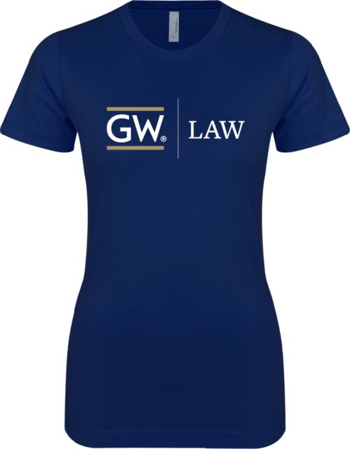 George Washington Next Level Ladies SoftStyle Junior Fitted Tee Law - ONLINE ONLY