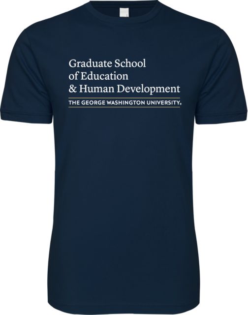 George Washington Next Level SoftStyle T Shirt GSEHD - ONLINE ONLY