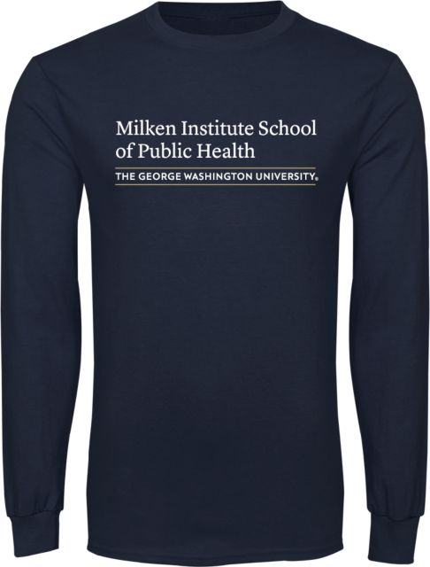 George Washington Long Sleeve T Shirt Public Health - ONLINE ONLY