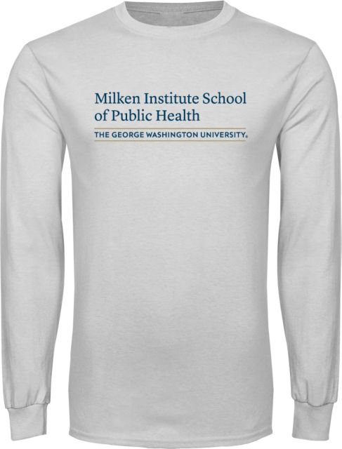 George Washington Long Sleeve T Shirt Public Health - ONLINE ONLY
