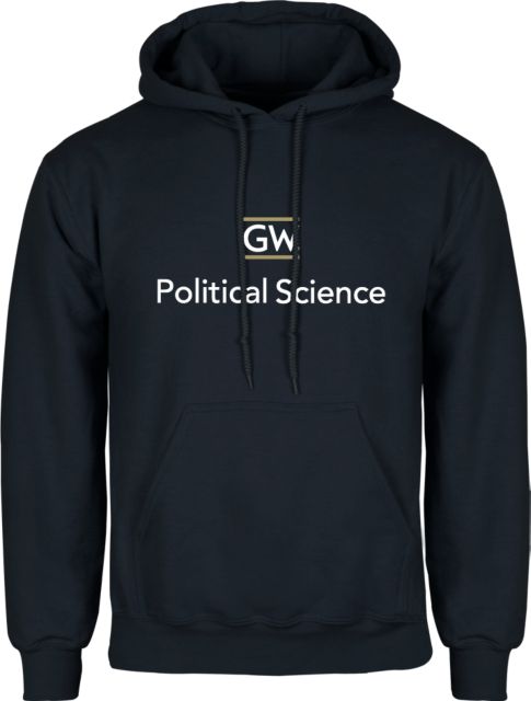 George Washington Fleece Hoodie Political Science - ONLINE ONLY