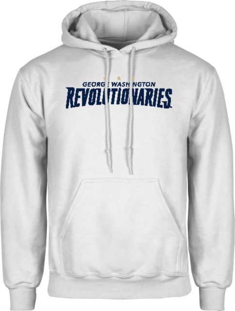 George Washington Fleece Hoodie George Washington Revolutionaries with Stars Wordmark - ONLINE ONLY