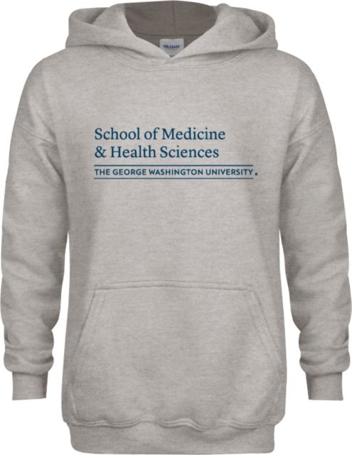 George Washington Youth Fleece Hood Health Sciences - ONLINE ONLY