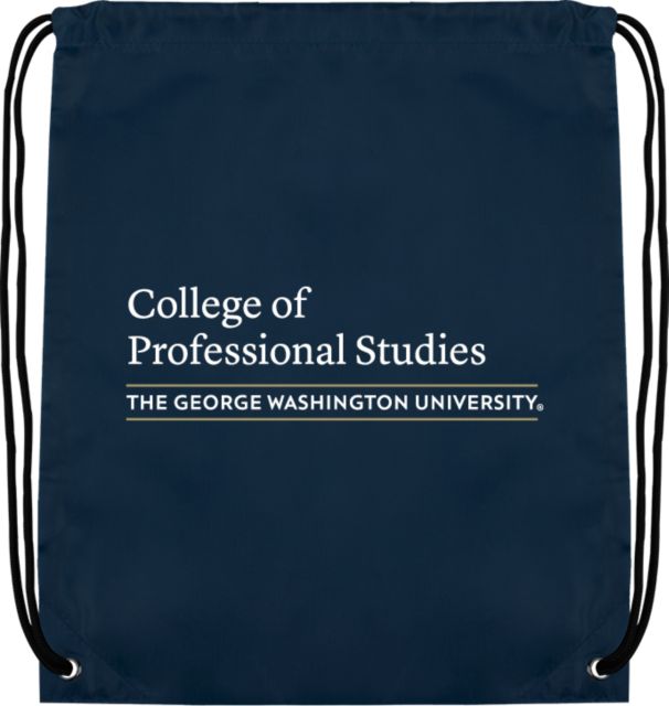 George Washington Drawstring Backpack Professional Studies - ONLINE ONLY