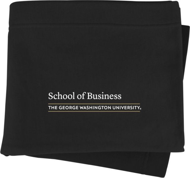 George Washington Sweatshirt Blanket School of Business - ONLINE ONLY