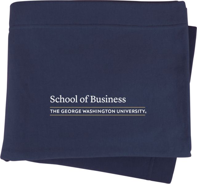 George Washington Sweatshirt Blanket School of Business - ONLINE ONLY
