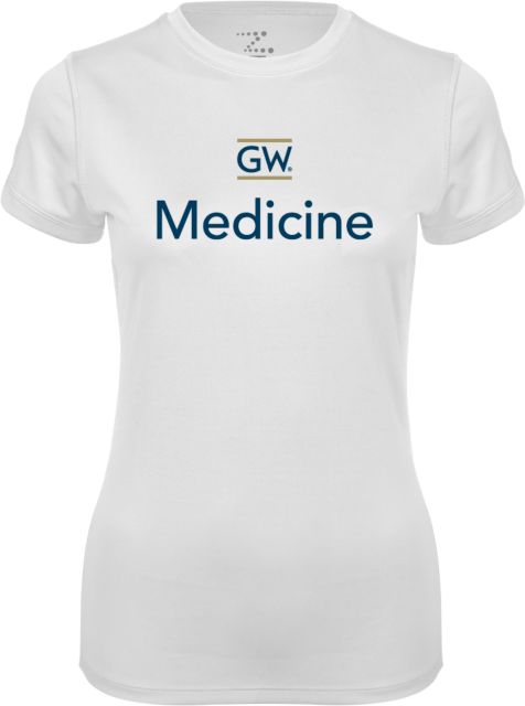George Washington Ladies Syntrel Performance Tee Medicine - ONLINE ONLY
