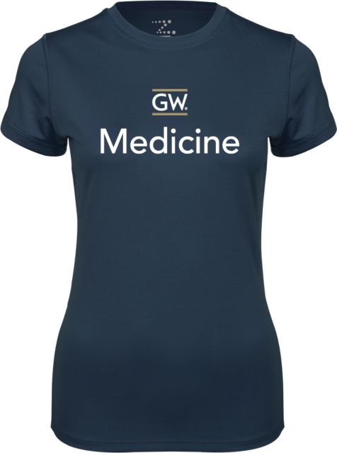 George Washington Ladies Syntrel Performance Tee Medicine - ONLINE ONLY