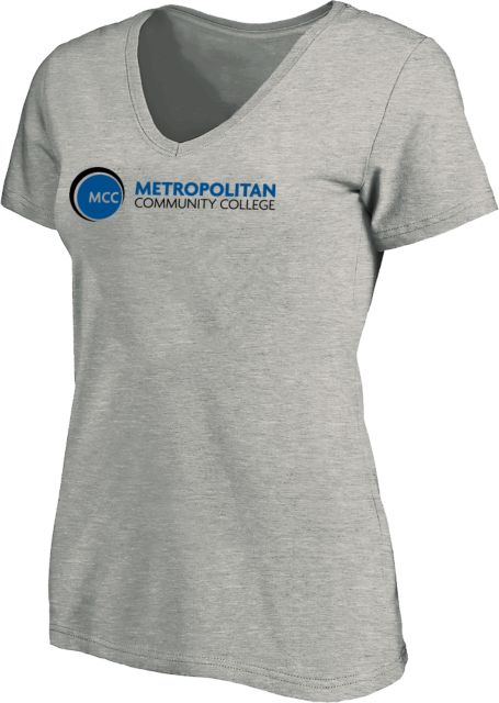 Metropolitan Penn Valley Womens Plus V Neck T Shirt Metropolitan Community College - Plus - ONLINE ONLY