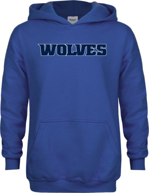 Metropolitan Penn Valley Youth Fleece Hoodie MCC Wolves Wordmark - ONLINE ONLY