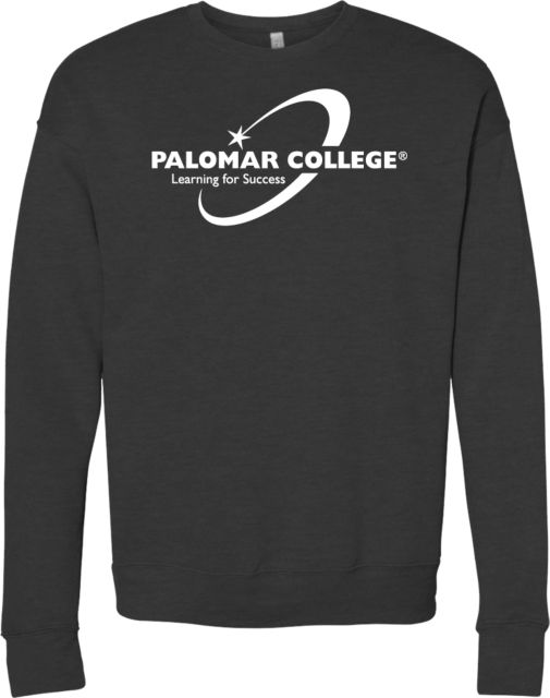Palomar Bella + Canvas  Fleece Crew Palomar College Learning for Success - ONLINE ONLY
