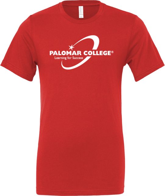 Palomar Bella + Canvas Jersey Cotton T Shirt Palomar College Learning for Success - ONLINE ONLY