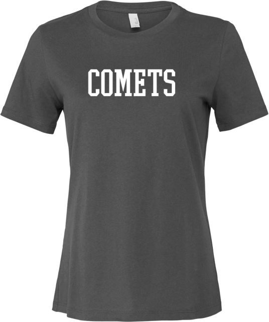 Palomar Bella + Canvas Womens Asphalt Relaxed Cotton T Shirt Comets Flat - ONLINE ONLY