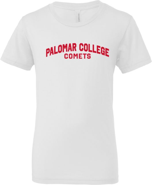 Palomar Bella + Canvas Youth Jersey T Shirt Arched Palomar College Comets - ONLINE ONLY