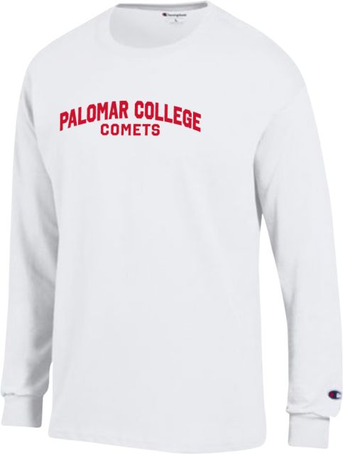 Palomar Champion Long Sleeve T Shirt Arched Palomar College Comets - ONLINE ONLY