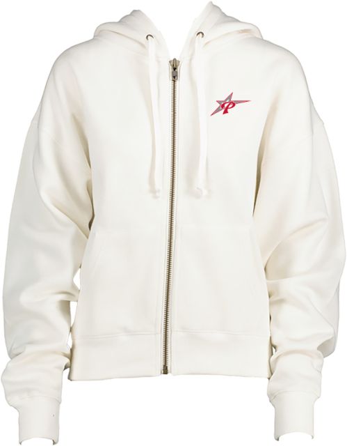 Palomar ENZA Womens Boxy Full Zip Hood Palomar College Comets Icon - ONLINE ONLY