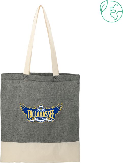 Tallahassee Split Recycled Cotton Twill Convention Tote Tallahassee Eagles Primary Athletics Mark - ONLINE ONLY