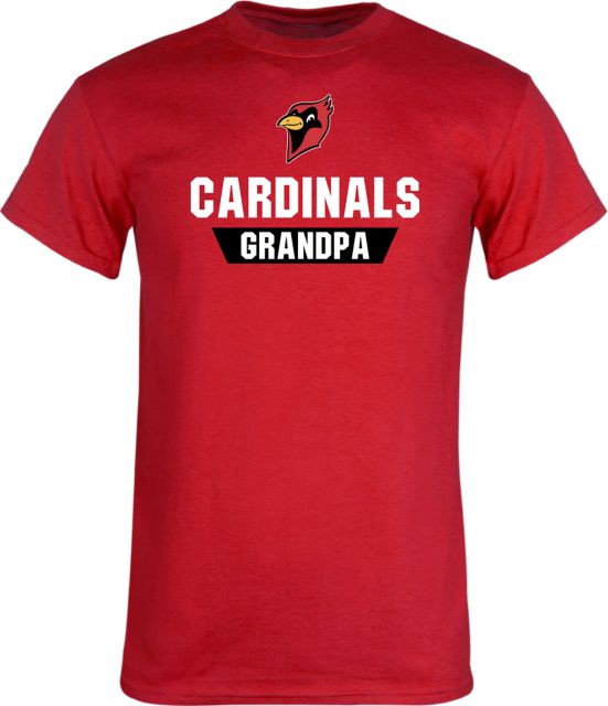  Otterbein University Official Cardinals Unisex Adult Long-Sleeve  T Shirt,Athletic Heather, Small : Sports & Outdoors