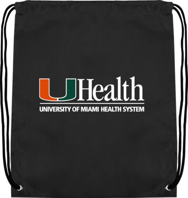 Miami Drawstring Backpack University of Miami Health System - ONLINE ONLY