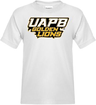 Arkansas Pine Bluff Youth T Shirt UAPB Golden Lions Stacked - ONLINE ONLY
