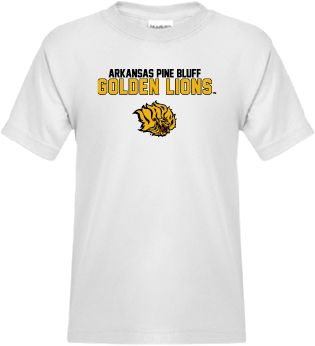 Arkansas Pine Bluff Youth T Shirt Arkansas Pine Bluff Golden Lions - ONLINE ONLY