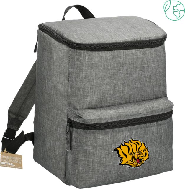 Arkansas Pine Bluff Excursion Recycled 20 Can Backpack Cooler Golden Lion Head - ONLINE ONLY