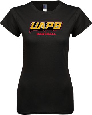 Arkansas Pine Bluff Next Level Womens Boyfriend Tee Baseball - ONLINE ONLY