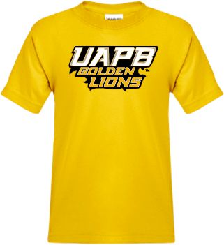 Arkansas Pine Bluff Youth T-Shirt UAPB Golden Lions Stacked - ONLINE ONLY