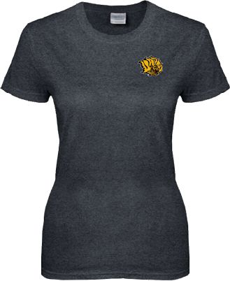 Arkansas Pine Bluff Womens Short Sleeve Tee Golden Lion Head - ONLINE ONLY