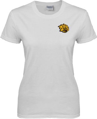 Arkansas Pine Bluff Womens Short Sleeve Tee Golden Lion Head - ONLINE ONLY