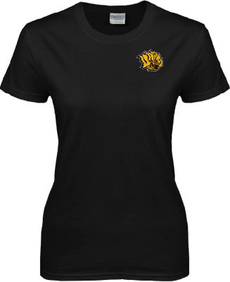 Arkansas Pine Bluff Womens Short Sleeve Tee Golden Lion Head - ONLINE ONLY