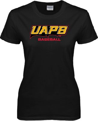Arkansas Pine Bluff Womens Short Sleeve Tee Baseball - ONLINE ONLY