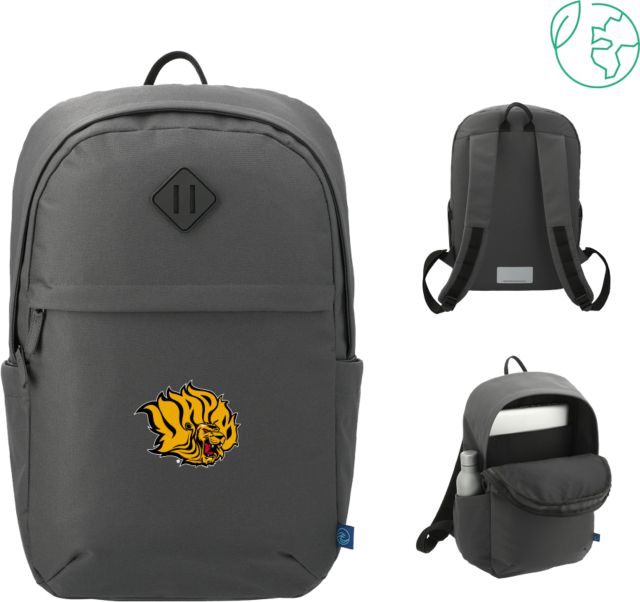 Arkansas Pine Bluff Repreve Ocean Commuter Computer Backpack Golden Lion Head - ONLINE ONLY