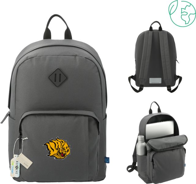 Arkansas Pine Bluff Repreve Ocean Everyday Computer Backpack Golden Lion Head - ONLINE ONLY