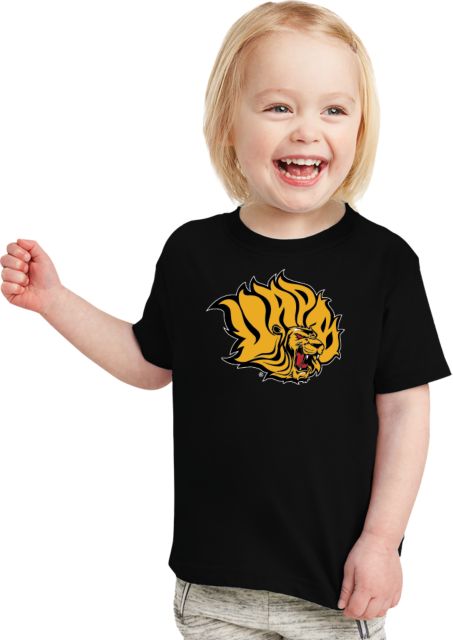 Arkansas Pine Bluff Toddler T Shirt Golden Lion Head - ONLINE ONLY