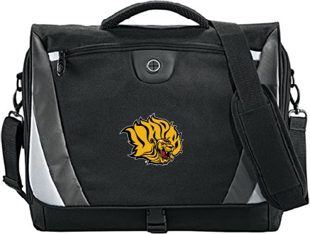 Arkansas Pine Bluff Slope Computer Messenger Bag Golden Lion Head - ONLINE ONLY
