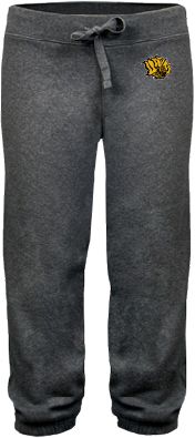 Arkansas Pine Bluff ENZA Womens Banded Fleece Capri Golden Lion Head - ONLINE ONLY